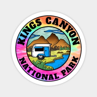 Kings Canyon National Park California Camper Camping Camp Trailer Sticker